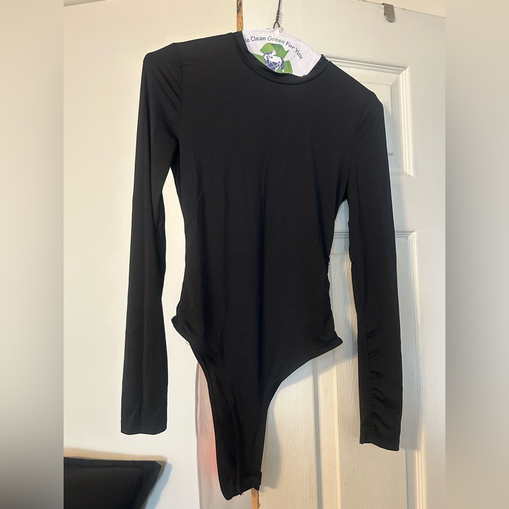 Black Long Sleeve Bodysuit